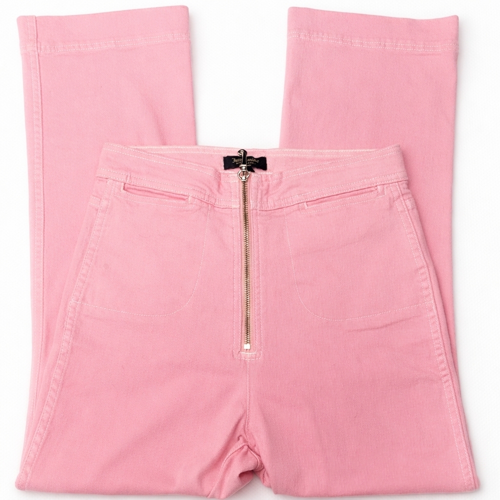 Juicy Couture Black Label Pink Denim Jeans Pants Size 27  Barbiecore Y2K Luxury - Picture 7 of 11